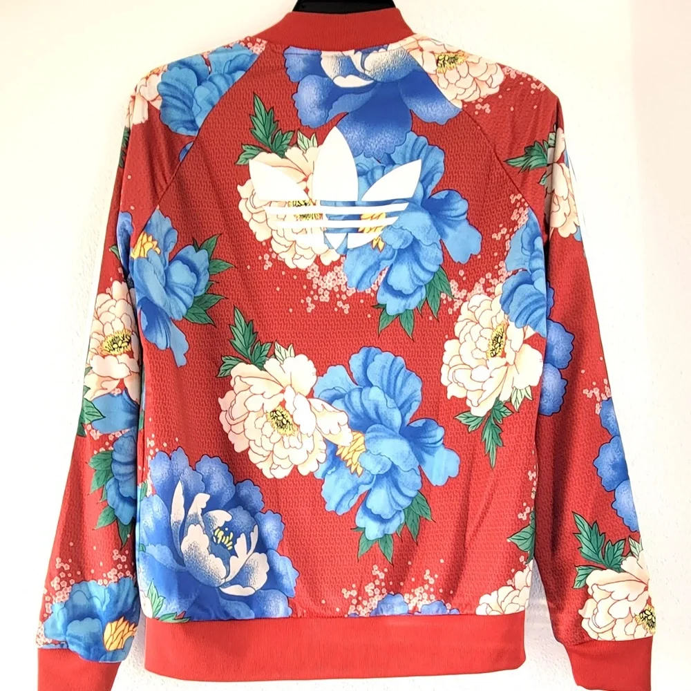 Adidas X Farm Rio Chita Floral Track Jacket - S - Picture 2 of 7